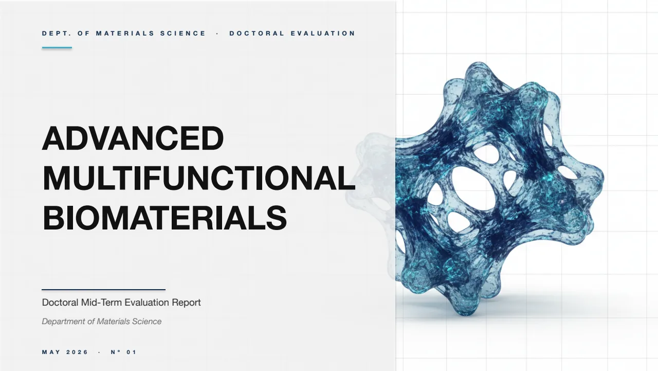 Biomaterials Doctoral Evaluation slide 1