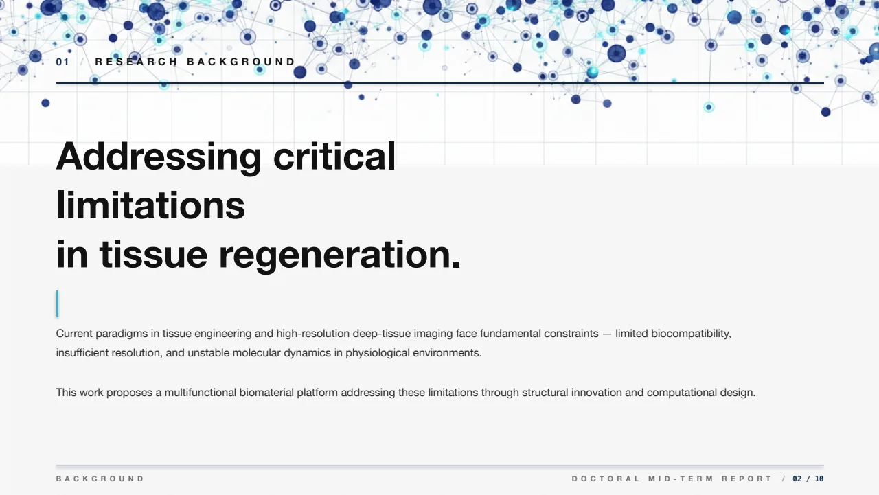 Biomaterials Doctoral Evaluation slide 2