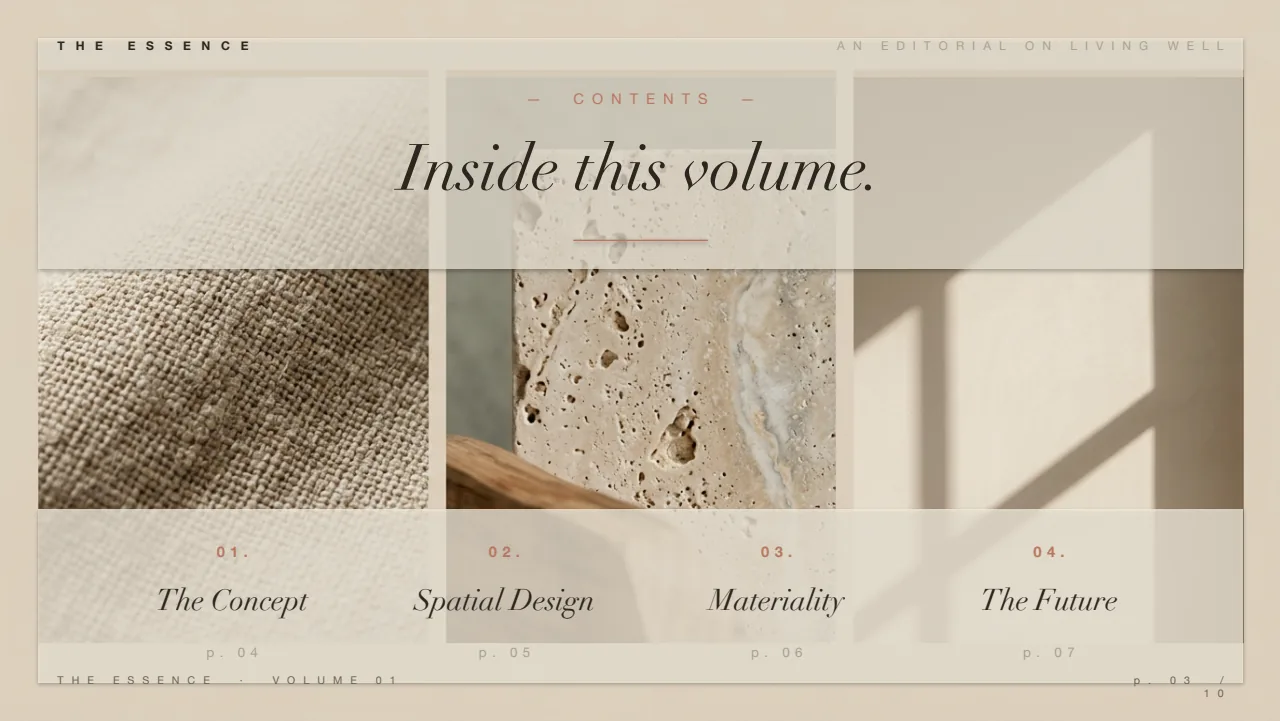 Editorial — Vol. 01 slide 3