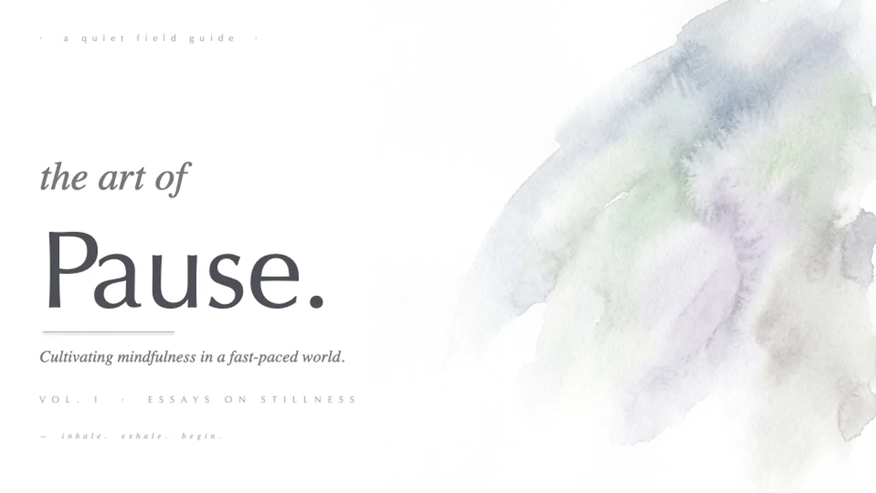 The Art of Pause slide 1