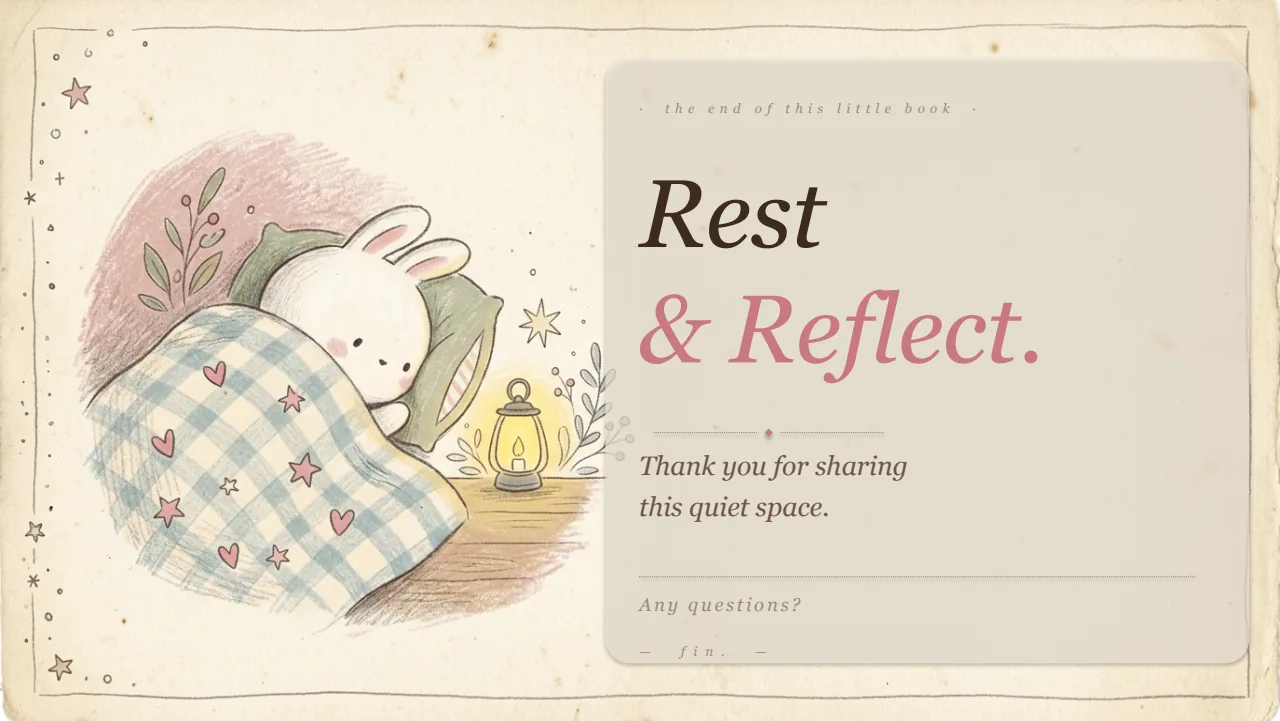 A Quiet Storybook slide 12